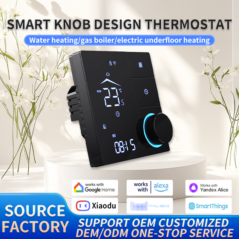 SDM9 ترموستات LED يعمل بمقبض
